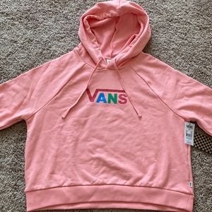 Vans crop cotton hoodie